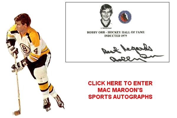 Click her to enter Mac Maroon's Sports Autographs