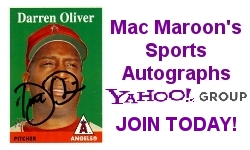 Mac Maroon's Sports Autographs Yahoo! Group